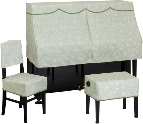 甲南　アップライトピアノ用ハーフカバー　シャーロット　CHARLOTTE　　ピアノカバー