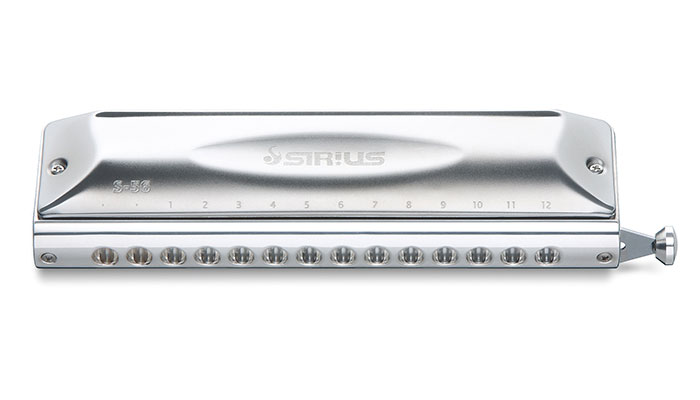 SUZUKI（スズキ）　クロマチックハーモニカ　S-56S（シリウスシリーズ）