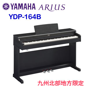 【九州北部地方限定】【配送設置無料】YAMAHA（ヤマハ）電子ピアノ　ARIUS（アリウス）YDP-164B ブラック※九州北部地方以外のお届けはご注文をお受けできません。離島、山間部、僻地へのお届けは追加料金が必要となる場合がございます。