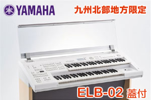 九州北部地方 販売配送組立設置料ヤマハエレクトーンSTAGEAELB-02本体+専用オプション蓋ELBU-F02をセットにて販売