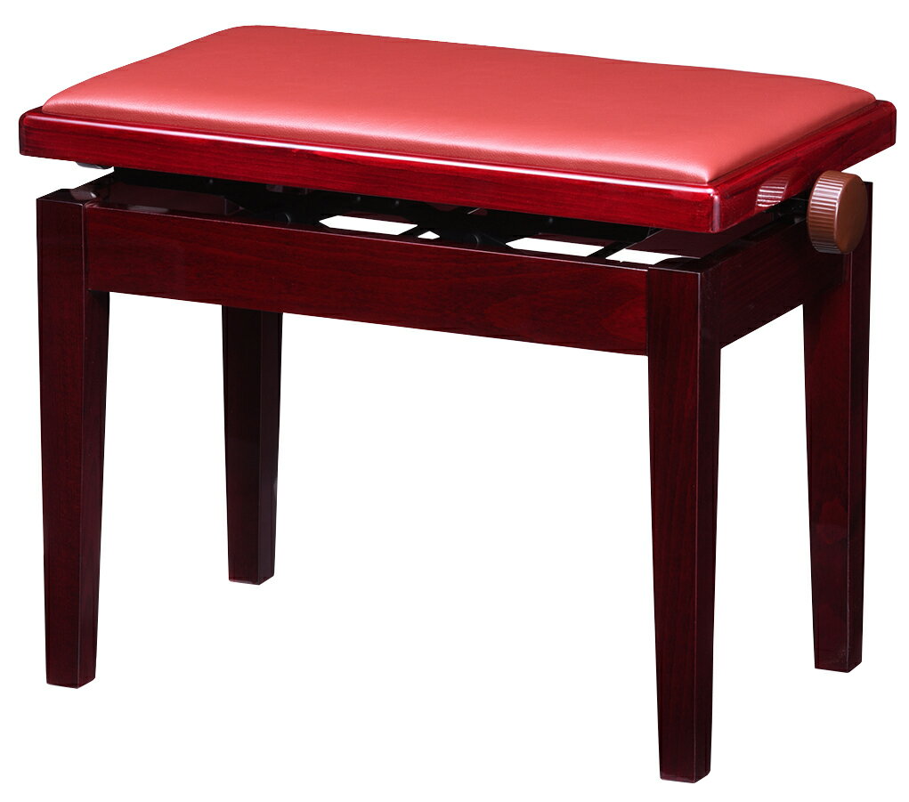 吉澤　ピアノ椅子　PRESTO　色：Kマホガニー　日本製　※お客様組立 【高低自在椅子／ピアノスツール／ピアノイス／ベンチ椅子】※ピアノ椅子 Y-20 Kマホガニー の後継品です