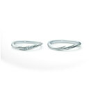 【ペアリング2本1組ダイヤあり*ダイヤなし】 NINA RICCI ニナリッチ ウェディングリング TORSADE 6R1J01/6R1J02 P 結婚指輪(マリッジリング) 【送料無料】