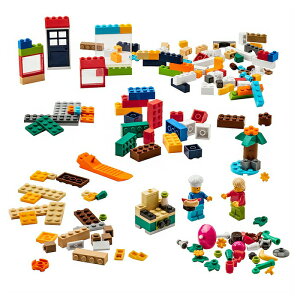 【月間優良ショップ】レゴ (LEGO) × イケア (IKEA) コラボ商品 BYGGLEK ビッグレク ブロック201ピースセット, ミックスカラー IKEA イケア おもちゃ 新作 知育 ギフト プレゼント 収納 インテリア 大人 子供