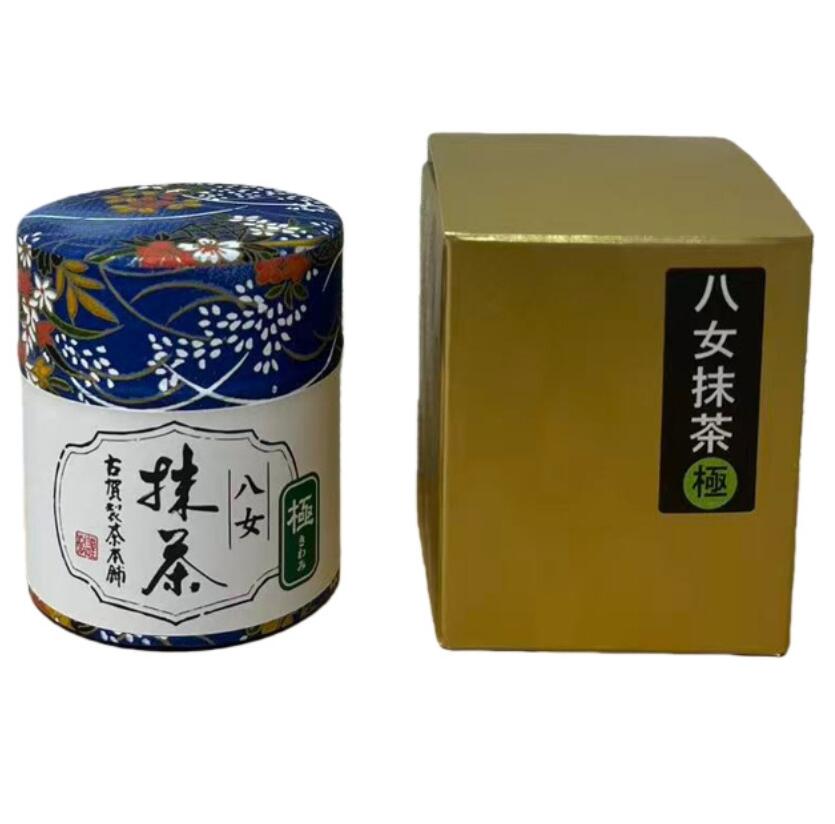 抹茶金缶入り八女抹茶（箱入り）30g