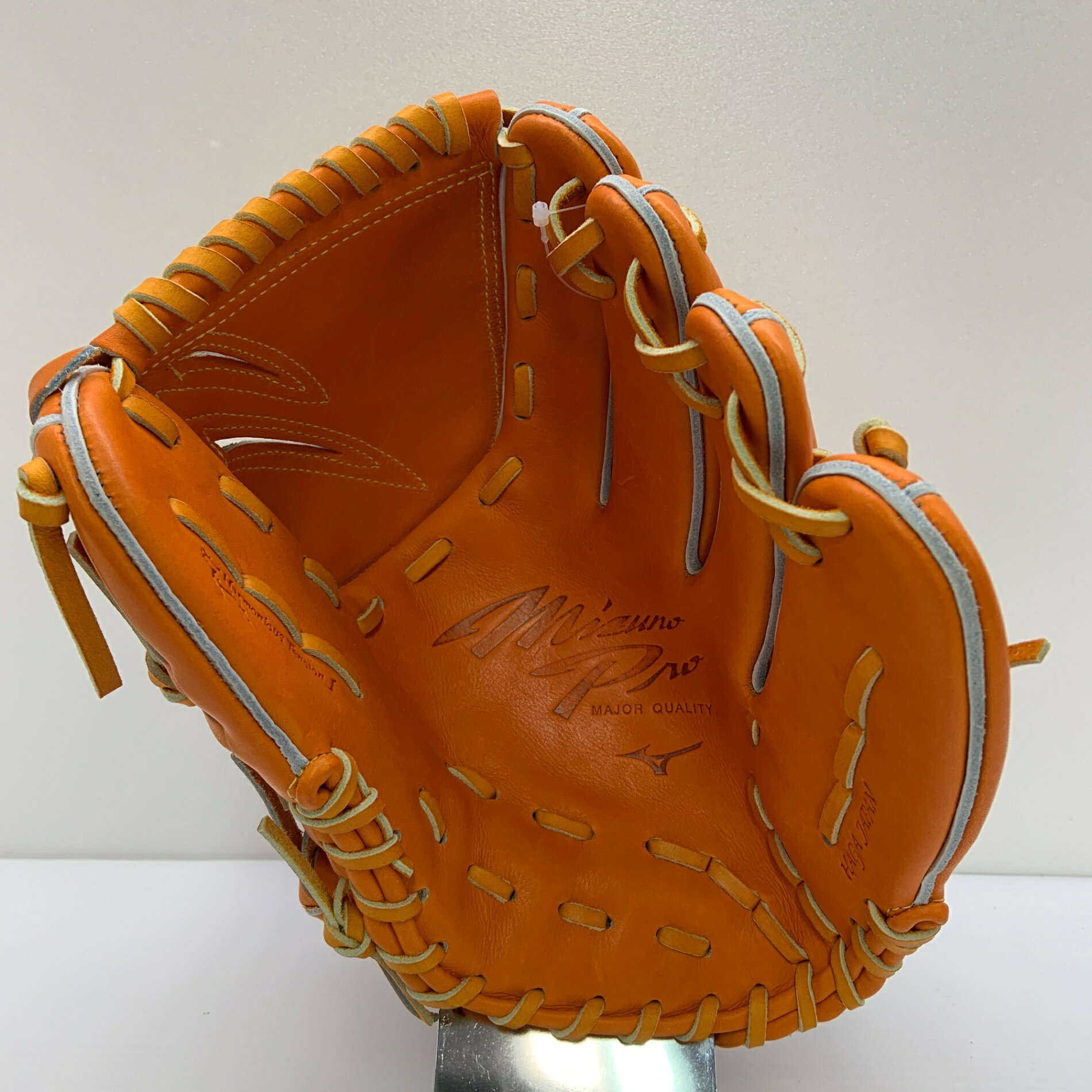 ピンチヒッターのミズノ MIZUNO ミズノプロ mizunopro 1AJGH33101 硬式 大人 一般 投手用 グローブ ピッチャー グラブ 右投げ タグ付き 野球 8737｜アングル3
