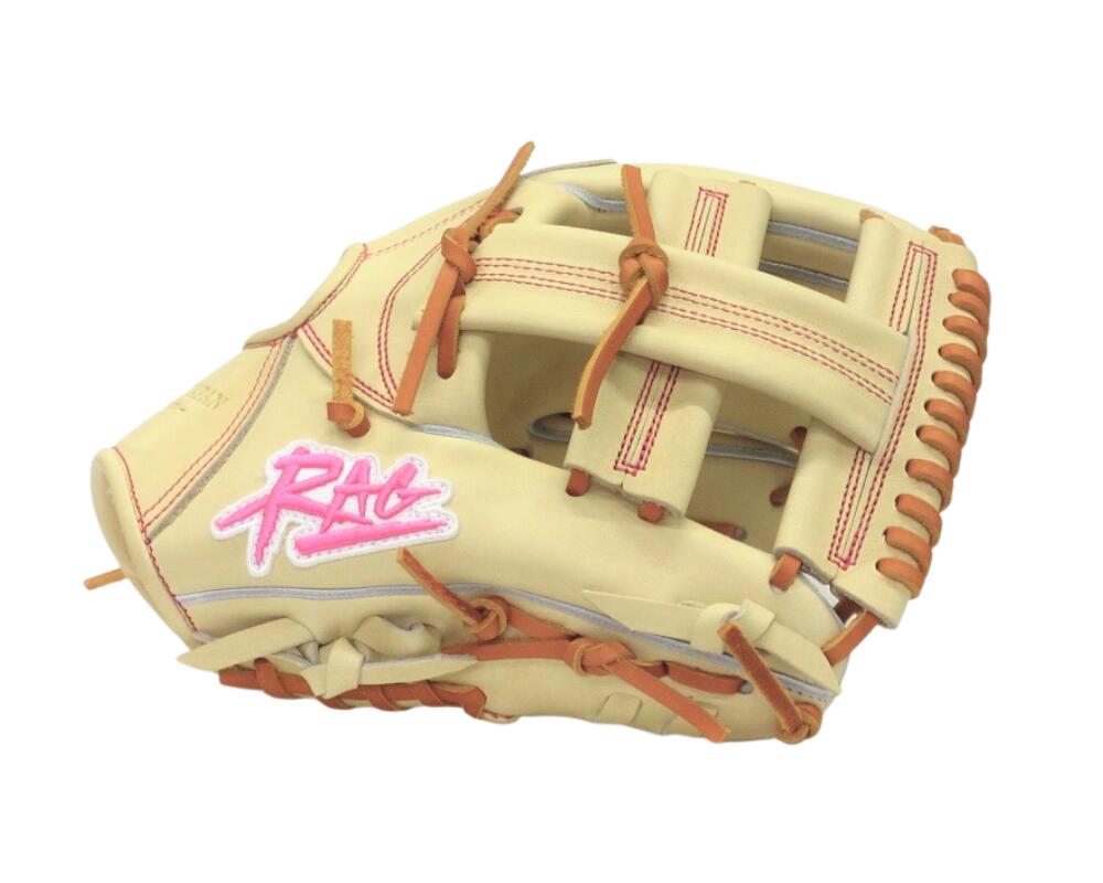 野球 RAG ラグデリオン 硬式グラブ 内野手用 グローブ 右投げ 限定オーダーセレクト品 WED-01型 キャメル ジャパンステアレザー 高校野球 グラブ袋付き 送料無料 日本製【1022】ベースボールTS 2