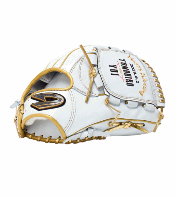 野球 ディークエスト D-Qest Wedding Glove ウエディンググラブ エナメル DBF700W 結婚祝い 記念品 送料無料