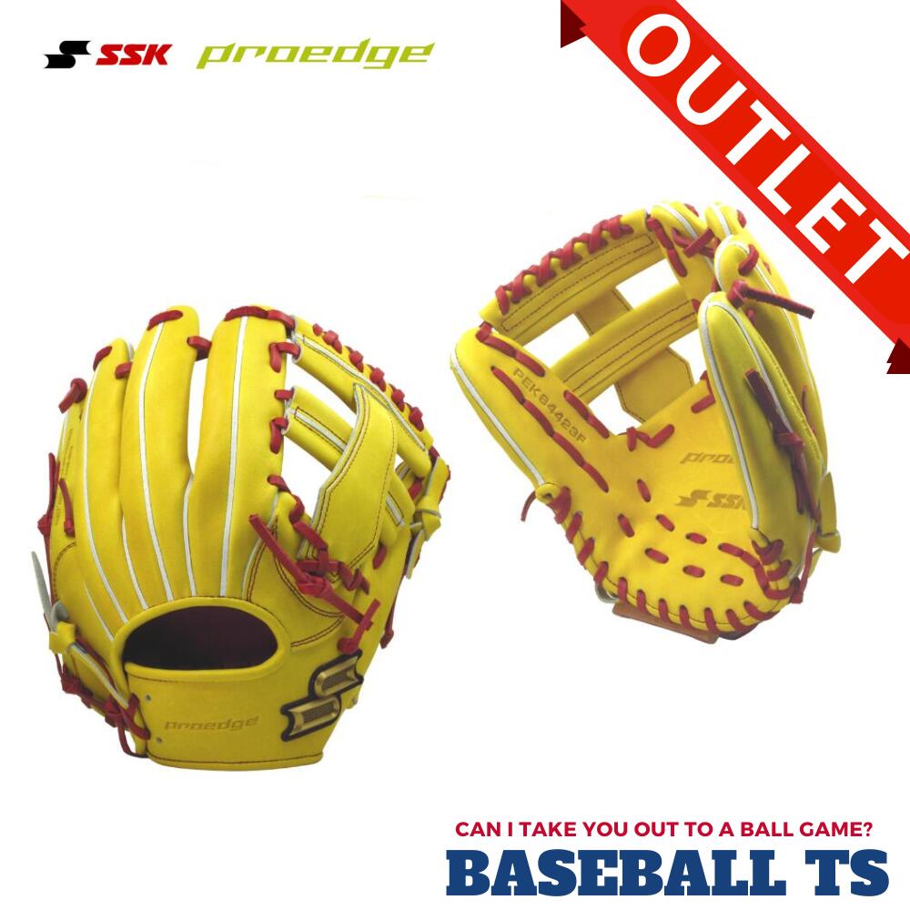 乐天商城 - 【アウトレット】野球 SSK エスエスケイ 硬式グラブ 硬式グローブ 内野手用 PEK84423F 限定モデル プロエッジ 一般 大人 高校野球 ボーイズリーグ K-FIELD ベースボールTS 送料無料