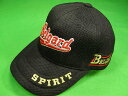 BELGARD ベルガード 限定 キャップ BELGARD SPIRIT ブラック×ゴールド エアメッシュ素材