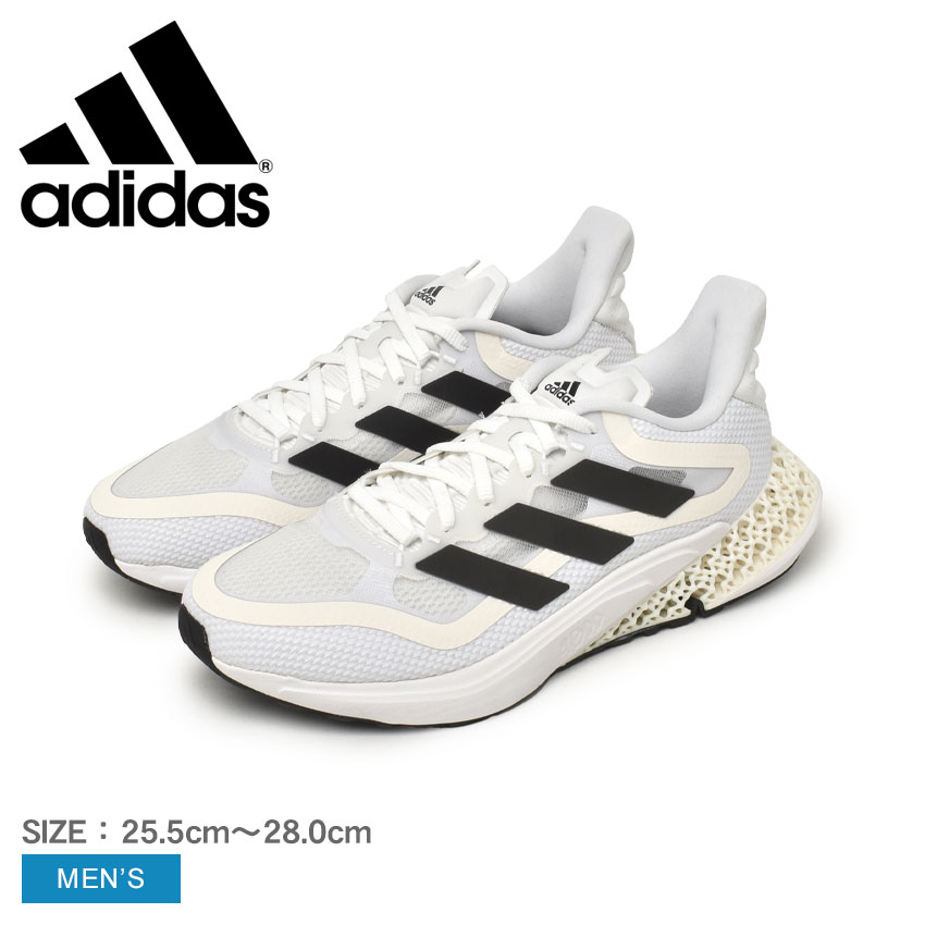 アディダス 【SALE★全品Point5倍＆クーポン発行】 アディダス ランニングシューズ メンズ adidas 4DFWD パルス 2 ランニング 靴 シューズ スニーカー ブランド スポーツ ランニング ジョギング ウォーキング トレーニング ジム マラソン 運動 通学 部活 ホワイト 白