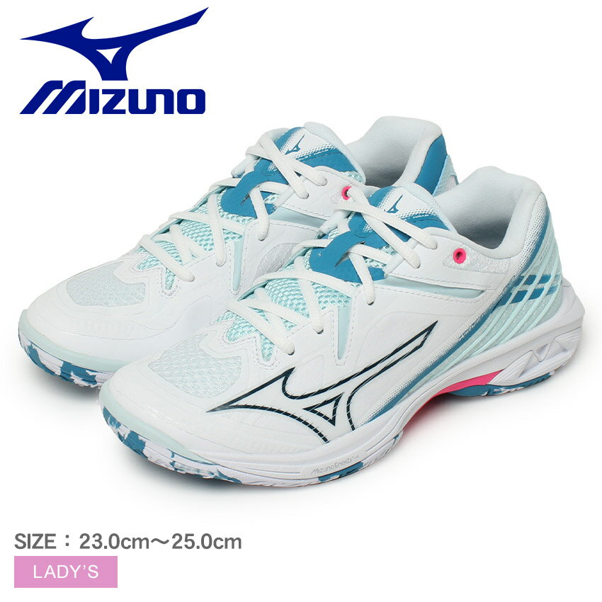 《アイテム名》 ミズノ バドミントンシューズ MIZUNO レディース ウエーブクロー3 FIT 71GA2442 《アイテム説明》 ミズノより「ウエーブクロー3 FIT」です。MIZUNO ENERZY NXTを搭載した、軽量性・加速性がコンセプトのウエーブクロー。 2Eフィットタイプです。日本バドミントン協会検定合格品。 《カラー名/カラーコード/管理No.》 ホワイト×ブルー×ピンク/21/"16664046" メーカー希望小売価格はメーカーサイトに基づいて掲載しています。 製造・入荷時期により、細かい仕様の変更がある場合がございます。上記を予めご理解の上、お買い求め下さいませ。 関連ワード： スニーカー 靴 シューズ スポーツ 運動 ジム 軽量 軽い 加速性 ブランド シンプル バドミントン ブルー 青 ピンク マルチカラー date 2024/01/24Item Spec ブランド MIZUNO ミズノ アイテム バドミントンシューズ スタイルNo 71GA2442 商品名 ウエーブクロー3 FIT 性別 レディース 原産国 Vietnam 他 素材 アッパー：人工皮革、合成繊維アウトソール：合成底 重量 片足：23.5cm 約 246g 商品特性1 ワイズ：2E 着用時のサイズ感 細身、普通の方 1サイズ大きめ 甲高、幅広の方 2サイズ大きめ こちらのアイテムの足入れは小さめです。※上記サイズ感は、スタッフが実際に同一の商品を着用した結果です。スタッフ着用の為、個人差があります。参考としてご確認ください。サイズについて詳しくはこちらをご覧下さい。 当店では、スタジオでストロボを使用して撮影しております。商品画像はできる限り実物を再現するよう心掛けておりますが、ご利用のモニターや環境等により、実際の色見と異なる場合がございます。ご理解の上、ご購入いただけますようお願いいたします。