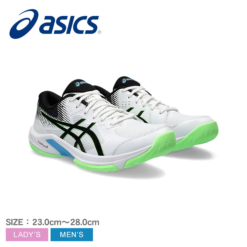 《アイテム名》 アシックス ハンドボールシューズ ASICS メンズ レディース ビヨンド FF 1073A057 《アイテム説明》 アシックスより「ビヨンド FF」です。パワフルなプレーを支える、クッション性とサポート性に優れたインドア用ハンドボールシューズのコンフォートモデル。優れたサポート性とクッション性を発揮するよう設計し、コート上でより快適なパフォーマンスが可能。アッパーのメッシュ部にシームレスな構造を採用することで優れたサポート性を実現。より素早い動きにも対応可能。さらに、5mmのヒールドロップとTRUSSTICを採用し、加速と力強いジャンプを生み出す。 《カラー名/カラーコード/管理No.》 ホワイト×ライムバースト/101/"16681231" メーカー希望小売価格はメーカーサイトに基づいて掲載しています。 製造・入荷時期により、細かい仕様の変更がある場合がございます。上記を予めご理解の上、お買い求め下さいませ。 関連ワード： 靴 シューズ トレーニング ハンドボール ブランド ローカット シンプル 運動 屋内 インドア 体育館 スクール クラブ 部活 練習 試合 公式戦 大会 遠征 合宿 スポーツ インドアスポーツ 屋内競技 スポーティ date 2024/04/05Item Spec ブランド ASICS アシックス アイテム ハンドボールシューズ スタイルNo 1073A057 商品名 ビヨンド FF 性別 メンズ レディース 原産国 Vietnam 他 素材 アッパー：人工皮革、合成繊維、合成樹脂アウトソール：ゴム底 当店では、スタジオでストロボを使用して撮影しております。商品画像はできる限り実物を再現するよう心掛けておりますが、ご利用のモニターや環境等により、実際の色見と異なる場合がございます。ご理解の上、ご購入いただけますようお願いいたします。