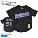 \今だけ★ポイント10倍/ミッチェルアンドネス ユニフォーム メンズ MITCHELL & NESS ランディジョンソンアリゾナダイヤモンドバックス1999 ウ...