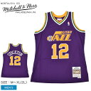 ミッチェルアンドネス ユニフォーム メンズ MITCHELL ＆ NESS スイングマン ジャージ ユタ・ジャズ 1991-92 ジョン・ストックトン NBA バスケットボールジャージ ウエア タンクトップ ノースリーブ トップス バスケ