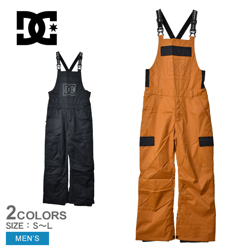 【10％クーポン】 DCシューズ ドーチレビブ オーバーオール メンズ ブラウン ブラック 黒 DCSHOECOUSA DOCILE BIB ADYTP03030 つなぎ ツナギ ボトムス パンツ ズボン ブランド ストリート シンプル カジュアル アウトドア 長ズボン スキーウェア