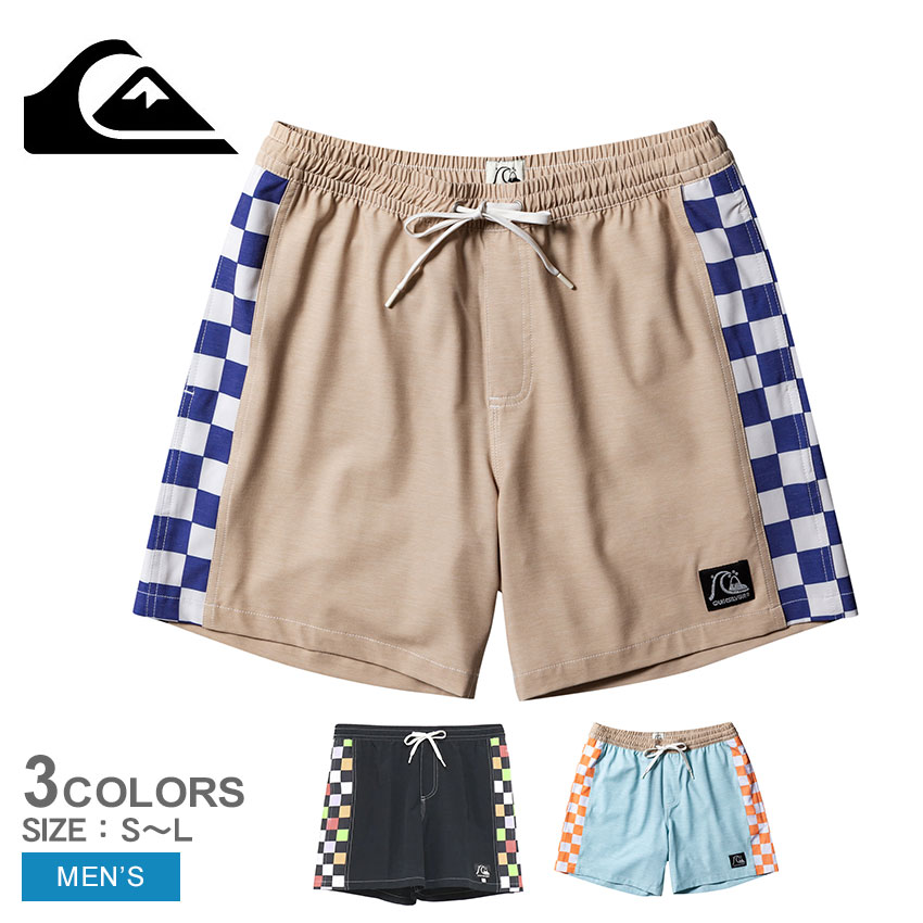 \セール★クーポン配布中/ クイックシルバー ORIGINAL ARCH VOLLEY 17NB ボードショーツ メンズ ブルー 青 ブラック 黒 ベージュ QUIKSILVER EQYJV03995 サーフトランクス 撥水加工 海パン サーフィン サーファー ボトムス 短パン パンツ ハーフパンツ ブランド