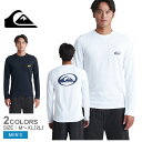 \セール★クーポン配布中/ クイックシルバー SATURN SOFT LS ラッシュガード ラッシュガード Tシャツ メンズ ブラック 黒 ホワイト 白 QUI...