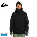 \セール★クーポン配布中/ クイックシルバー スノージャケット スノーウェア メンズ ブラック 黒 グレー QUIKSILVER MISSION GORE-TE...