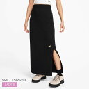 【4/1(土)全品P10倍★楽天モバイル会員＆要エントリー】ナイキ スカート レディース NIKE AS NSW SKIRT MAXI JRSY CTLF ボトムス マキシスカート ロングスカート おしゃれ スポーツ スポーティ シンプル お出かけ ブラック 黒 DX3482 その1