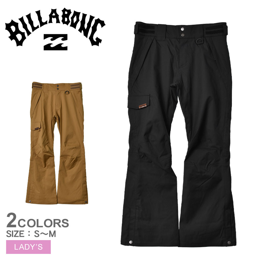 【SALE★全品Point5倍＆クーポン発行】 ビラボン STANDARD STRETCH PT スノーパンツ レディース ブラック 黒 ブラウン 茶 BILLABONG BC01L704 パンツ ボトムス ズボン ブランド シンプル カジュアル アウトドア スキー スノボー スノーボード ウィンタースポーツ 耐水 裏起毛