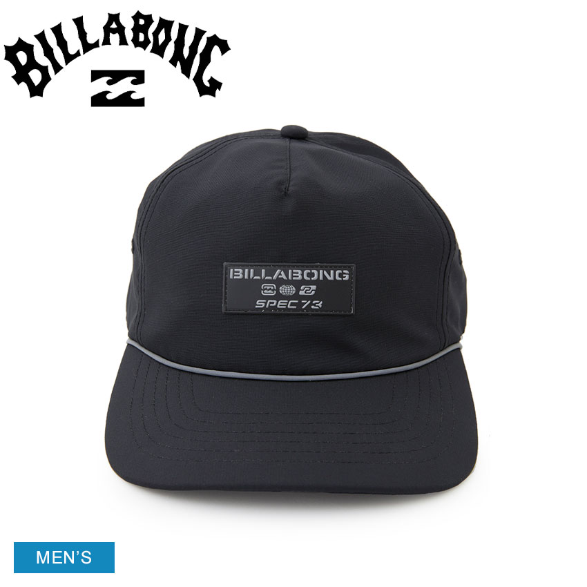 ビラボン アディブ スペック73 ストラップバック キャップ メンズ ブラック 黒 BILLABONG ADIV SPEC73 STRAPBAC BE012901 帽子 日除け 小物 ロゴ ブランド カジュアル シンプル サーフィン サーフ ストリート おしゃれ
