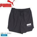 プーマ FUSE 4WAY ストレッチ 7インチショーツ パンツ メンズ ブラック 黒 PUMA 525470 ウエア 吸水 速乾 ショート丈 ハーフパンツ ショートパンツ ボトムス ロゴ シンプル スポーティ ブランド アウトドア キャンプ レジャー スポーツ