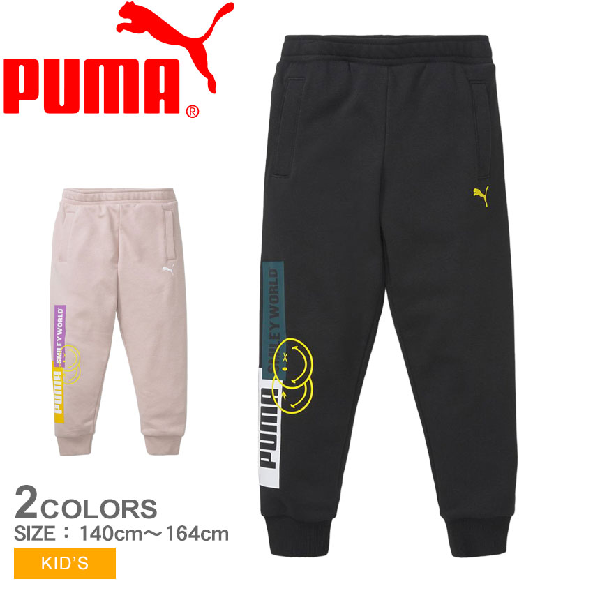 SALEPoint5ܡݥȯԡ ס åȥѥ ѥ å ֥å  ԥ PUMA SWEAT PANTS 670354 SMILEY WORLD ˤλ λ Ҥɤ  ܥ ܥȥॹ å ֥ ݡƥ ץ 奢  ݡ Ĺܥ ư