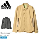 【全品P5倍★SALE】 アディダス ジャケット メンズ adidas テレックス CT マイシェルター WIND. RDY オーバーシャツ ポケッタブル 持ち運び 撥水 はっ水 上着 羽織 防寒 スポーツ ウェア アウター ジャージ トレーニング 運動 ベージュ