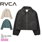 ルーカ ペトログリフ ショート ジャケット ジャケット レディース グリーン 緑 ホワイト 白 オフホワイト RVCA PETROGLYPH SHORT JACKET BC044769 トップス アウター シンプル ブランド カジュアル ストリート 長袖 ボア 防寒