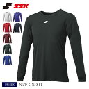 【ネコポス配送】 エスエスケイ ローネック 長袖アンダーシャツ アンダーシャツ メンズ レディース 大人 一般 ブラック 黒 ホワイト 白 レッド グリーン ブ...