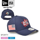 【全品P5倍★SALE】 ニューエラ 9FORTY USA WBC 2023 帽子 メンズ レディース ネイビー 紺 レッド 赤 NEW ERA 60358258 ベースボールキャップ BBキャップ 野球帽 WBC ワールドベースボールクラシック アメリカ USA ブランド 刺繍 チームロゴ ロゴ 国旗