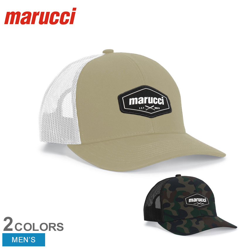 《アイテム名》 マルーチ 帽子 marucci メンズ クロースバット ファブリック スナップバックハット MAHTTRPCS2 《ブランドヒストリー》 marucciは2004年にアメリカのルイジアナ州バトンルージュで、元メジャーリーガーのカート・エインズワース氏が裏庭で木を削り1本のバットを作ったことから歴史が始まります。2009年に「marucci sports LLC」設立、今ではMLB選手のバットシェアNo.1ブランドと言われるまでに成長しています。 《アイテム説明》 マルーチより「クロースバット ファブリック スナップバックハット」です。プロステッチ仕上げのロゴ刺繍入りハット。調整可能なアジャスター付き。 《カラー名/カラーコード/管理No.》 01.タン×ホワイト/-/"26155041" 02.カモ×ブラック/-/"26155040" 製造・入荷時期により、細かい仕様の変更がある場合がございます。上記を予めご理解の上、お買い求め下さいませ。 関連ワード：野球 ベースボール キャップ 一般 大人 野球用品 スポーツ 部活 運動 ソフトボール ウェア 帽子 ベースボールキャップ ハット 練習帽 プラクティスキャップ 快適 フィット UV UV対策 紫外線 熱中症対策 日差し対策 マルーチ かっこいい おすすめ 定番 人気 普通 ふつう ブランド シンプル レジャー アパレル スポーツウェア スポーツメーカー スポーツキャップ BBキャップ 野球帽 運動着 メンズ メンズ用 男 男性用 紳士用 大人用 男女兼用 ユニセックス 一般用 メンズ メンズ用 練習用 野球キャップ 練習キャップ トレーニング トレーニング用 トレーニングウェア ジムウェア 硬式野球 軟式野球 一般硬式 中学硬式 一般軟式 中学軟式 草野球 野球用具 野球道具 野球器具 野球グッズ ソフトボール用品 ソフトボール用具 オールシーズン 通年対応 春 夏 秋 冬 中学 高校 大学 社会人 中学生 高校生 大学生 学生野球 高校野球 大学野球 社会人野球 部活動 野球部 クラブ サークル 大会 試合 公式戦 リーグ 練習 スポーティ 散歩 アウトドア サッカー フットサル ゴルフ 陸上 トラック競技 テニス ジム 筋トレ 普段使い ハイキング 山登り ランニング ジョギング マラソン トレッキング ウォーキング フィットネス ワークアウト 通勤 通学 チーム 球団 プレゼント ギフト 贈り物 父の日 孫の日 母の日 ご褒美 誕生日 卒業 卒団 監督 コーチ マネージャー 10代 20代 30代 40代 50代 60代 70代 シニア お祝い 春休み 夏休み 冬休み 運動会 体育祭 文化祭 学園祭 入学 入部 新生活 新年度 JASPO date 2023/05/15Item Spec ブランド marucci マルーチ アイテム 帽子 スタイルNo MAHTTRPCS2 商品名 クロースバット ファブリック スナップバックハット 性別 メンズ 原産国 China 他 素材 コットン 当店では、スタジオでストロボを使用して撮影しております。商品画像はできる限り実物を再現するよう心掛けておりますが、ご利用のモニターや環境等により、実際の色見と異なる場合がございます。ご理解の上、ご購入いただけますようお願いいたします。