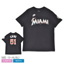 ナイキ マーリンズ イチロー ネーム&ナンバー HOF(殿堂入り)記念Tシャツ 半袖Tシャツ メンズ レディース ブラック 黒 NIKE N199-00A-Q5K-79H マイアミ・マーリンズ Miami Marlins MIA マ軍 HOF Hall of Fame 殿堂入り 記念 MLB