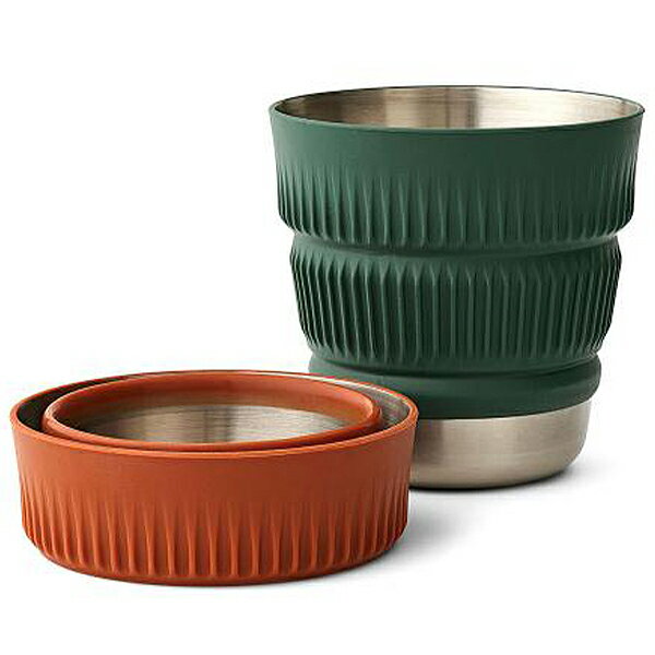 シートゥーサミット ディツアーステンレスマグ (ST84416) ／ コップ キャンプ 車中泊 ツーリング 折りたたみ収納 軽量 コンパクト IH対応