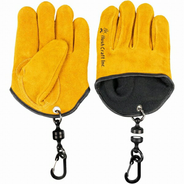 ★ポイント5倍＆クーポン★ブッシュクラフト クイック焚き火グローブ S (51712) ／ 耐熱手袋 キャンプ た..