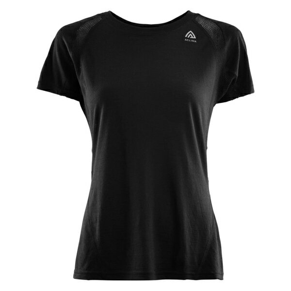 Rakuten - アクリマ ライトウール スポーツ Tシャツ レディース (104688) ／ アンダーウェア 登山 機能性下着 メリノウール100％ 汗冷え軽減 ストレッチメッシュ