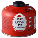 MSR イソプロ 227 (36928) / ガスカートリッジ OD缶 オプション ストーブ イソブタン プロパン 低温使用可 登山 キャンプ