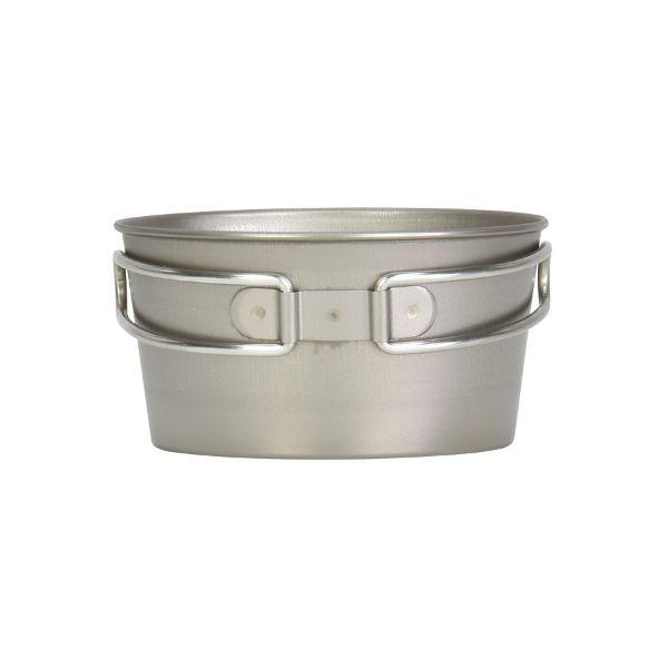 ベルモント チタンシェラカップ 深型350フォールドハンドル (BM-426) ／ 食器 コップ 350ml キャンプ 登山 軽量 折り畳み式ハンドル メモリ付