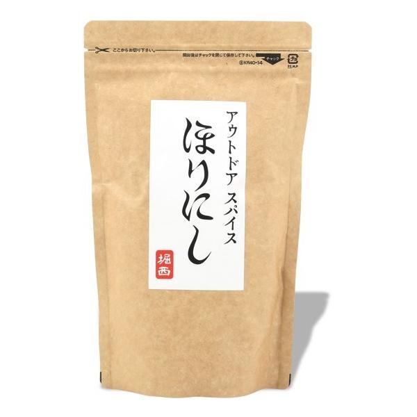 楽天アウトドアショップベースキャンプほりにし アウトドアスパイス 「ほりにし」 詰替用 300g ／ 万能調味料 キャンプ BBQ 大容量 ジッパー付き 普段使いにも