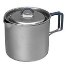 エバニュー MP500 フラット (ECA620) / チタンクッカー 550ml 登山 キャンプ コッヘル 軽量 目盛り付き ウルトラライト マグポット