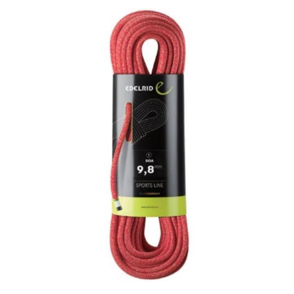 ポイント5倍&クーポン★エーデルリッド ボア 9.8mm×30m (ER71079.030) / ダイナミックロープ クライミング シングル 軽量 しなやか 耐久性 藤井快選手使用モデル ジム