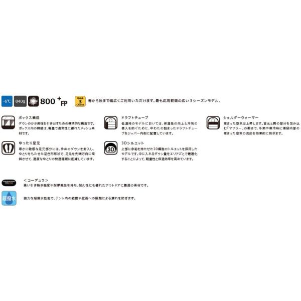 【クーポン＆エントリーでP5倍★お買い物マラソン】【P10倍】イスカ エア プラス 450 (1495) ／ ダウンシュラフ 登山 キャンプ -6度まで マミー型 3シーズン 撥水 800FP テント泊 車中泊 basecamp-saga-10004047 アウトドアショップベースキャンプ サンプル画像2