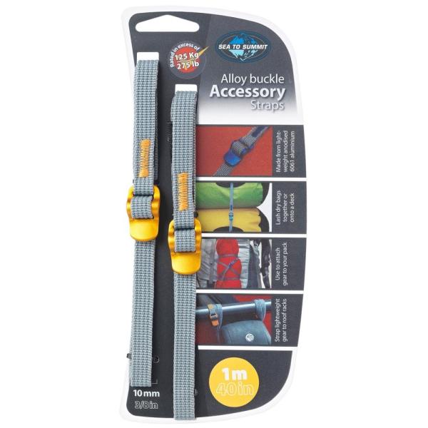 シートゥーサミット アロイバックル アクセサリーストラップ 10mm/1.0m (SEA TO SUMMIT) ／ アウトドア 登山 クライミング用品