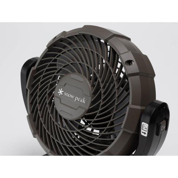 スノーピーク フィールドファン (MKT-102) ／ キャンプ 扇風機 サーキュレーター 首振り AC電源 バッテリー対応(別売) basecamp-saga-10001832 アウトドアショップベースキャンプ サンプル画像3