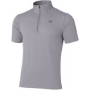 ファイントラック ドラウトクアッドジップT メンズ (FMM1124) / 登山 Tシャツ 半袖 ハーフジップ 化繊 速乾吸汗 UVカット 春夏用 薄手