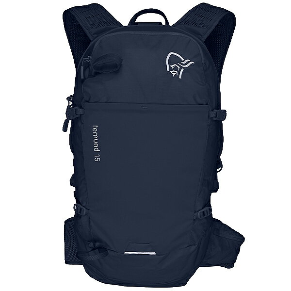Rakuten - ノローナ フェムンド エコニール70 15L パック (5211-22) ／ 登山 ザック デイパック 日帰りトレッキング ハイドレーション対応 ストレッチ素材のフロントポケット ポールアタッチメント 背面メッシュ 通気性 タウンユース 普段使い 旅行 通勤 通学