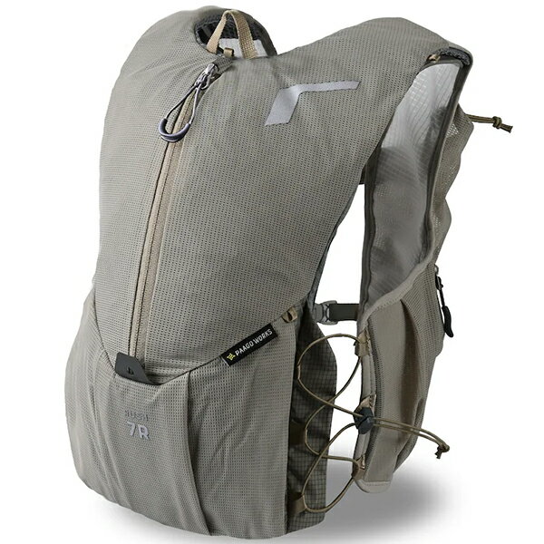 Rakuten - パーゴワークス ラッシュ7R (RP605) ／ トレイルランニング トレランパック 6.5L ザック 軽量 ハイドレーション対応 フィット調整可能 通気性 ストレッチメッシュ ショルダーポケット ジョギング ランニング