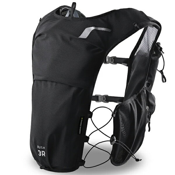 樂天商城 - パーゴワークス ラッシュ3R (RP606) ／ トレイルランニング ランニングベスト 3.5L ザック 軽量 ハイドレーション対応 フィット調整可能 通気性 ストレッチメッシュ ショルダーポケット ジョギング ランニング