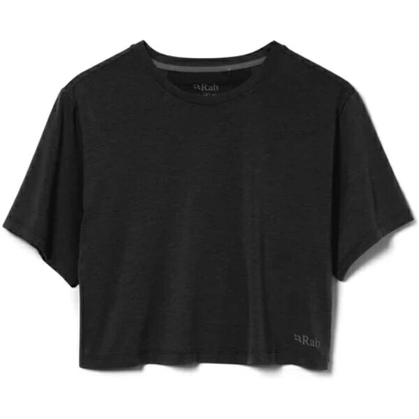 Rakuten - ラブ リベリン クロップティー レディース (QBL-77) ／ クロップドTシャツ ハイキング トレッキング クライミング ベースレイヤー 短めの着丈 半袖 吸汗速乾 通気性 ジム タウンユース カジュアル 山でも街でも