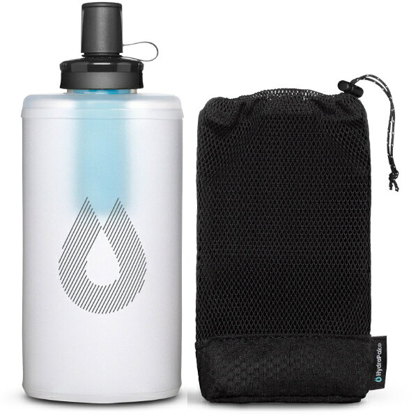 Rakuten - ハイドラパック パックフラスク 750ml フィルターキット (FBX107) ／ 登山 トレラン 浄水ボトル ソフトフラスク フィルター付き 軽量 116g テント泊 縦走 バッグに取り付け可能なメッシュポーチ付き